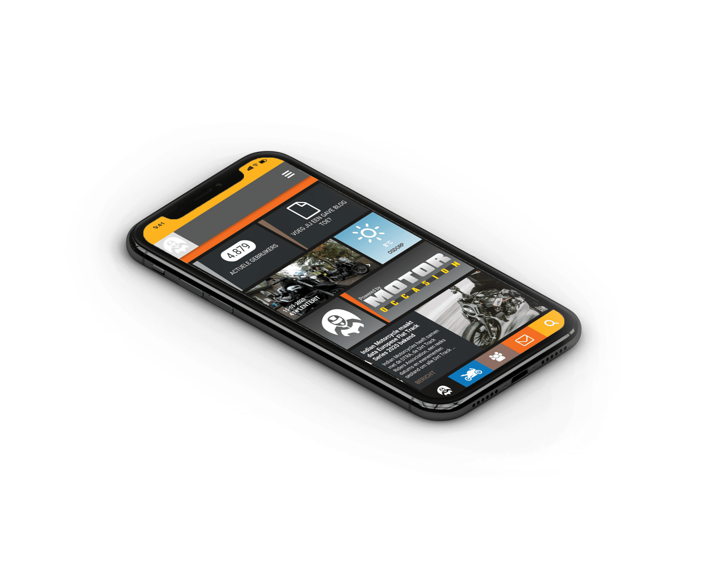 community app voor de mobiel