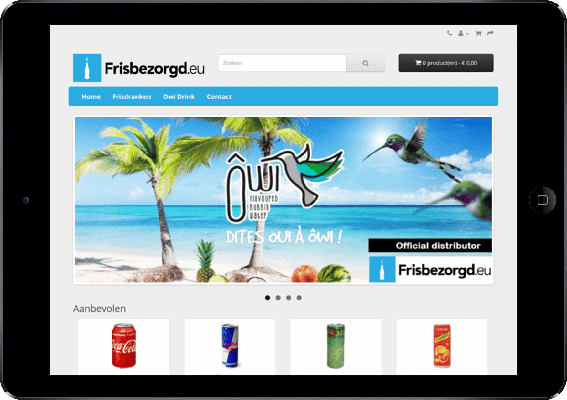 webshop in app vorm voor tablet en ipad laten ontwikkelen