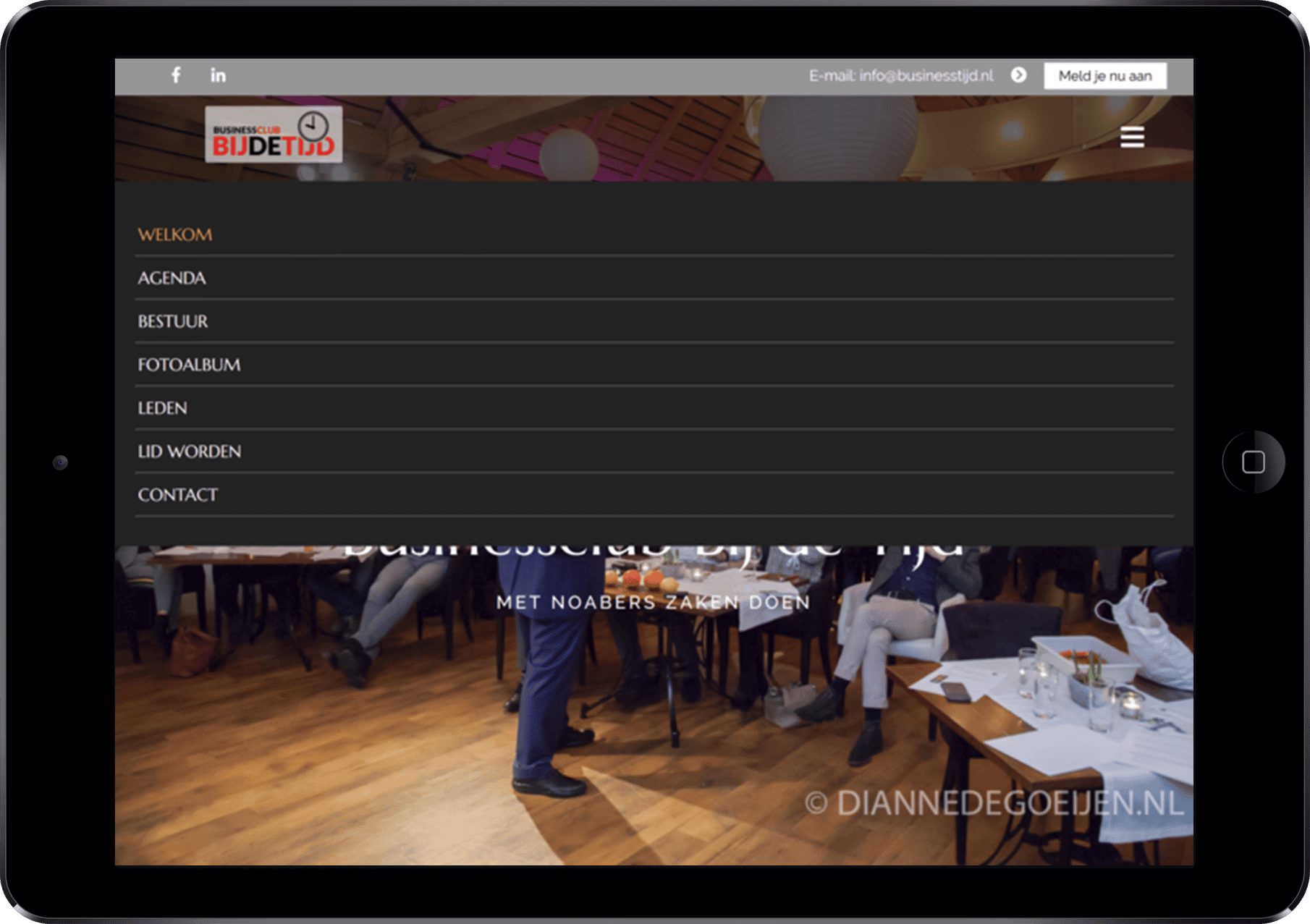 wordpress koppeling met je website voor tablet en ipad