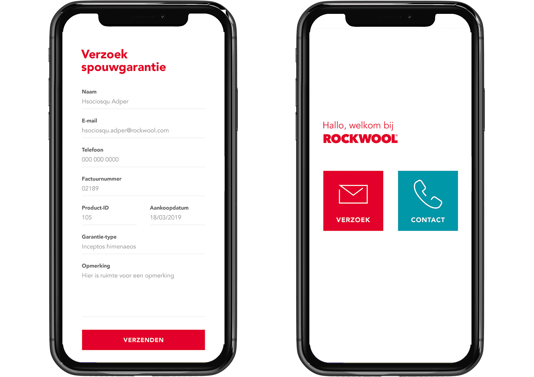 Rockwool applicatie