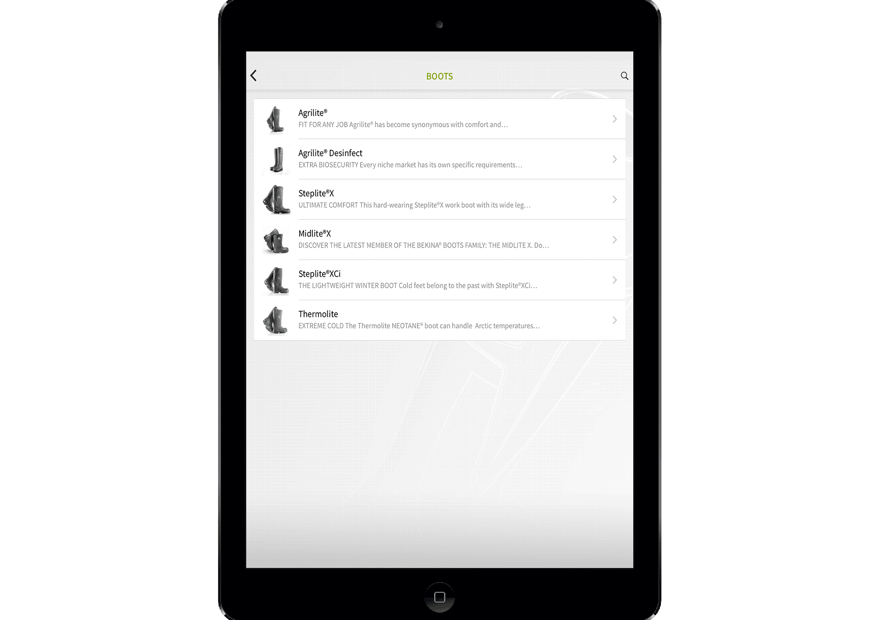 store locator app voor bekina boots