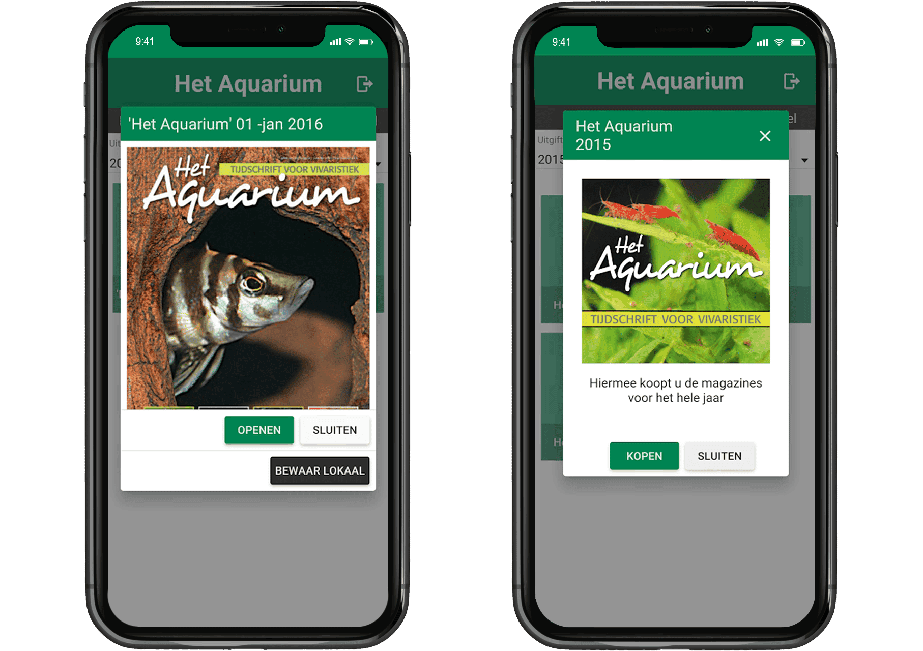aquarium magazine op je mobiel