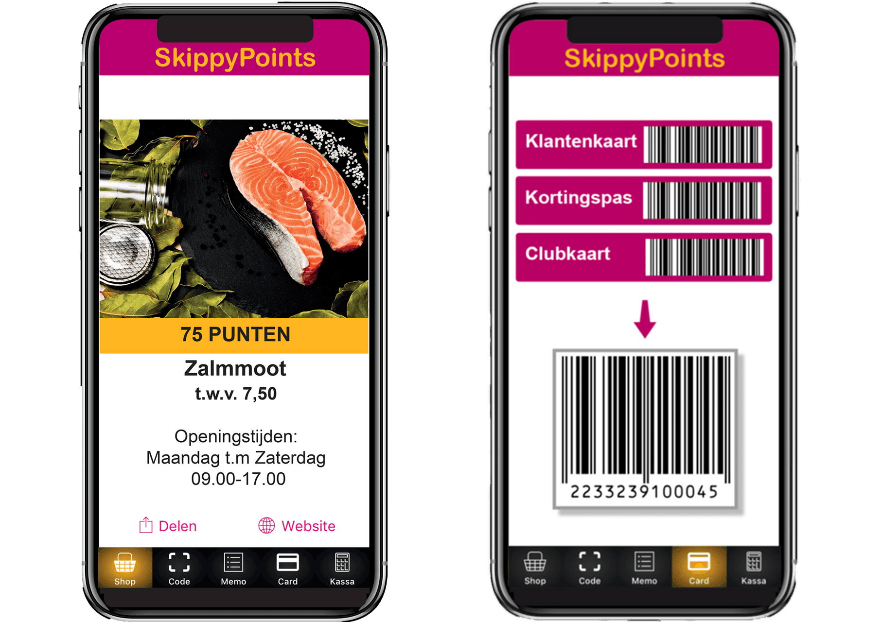 sparen met skippypoints