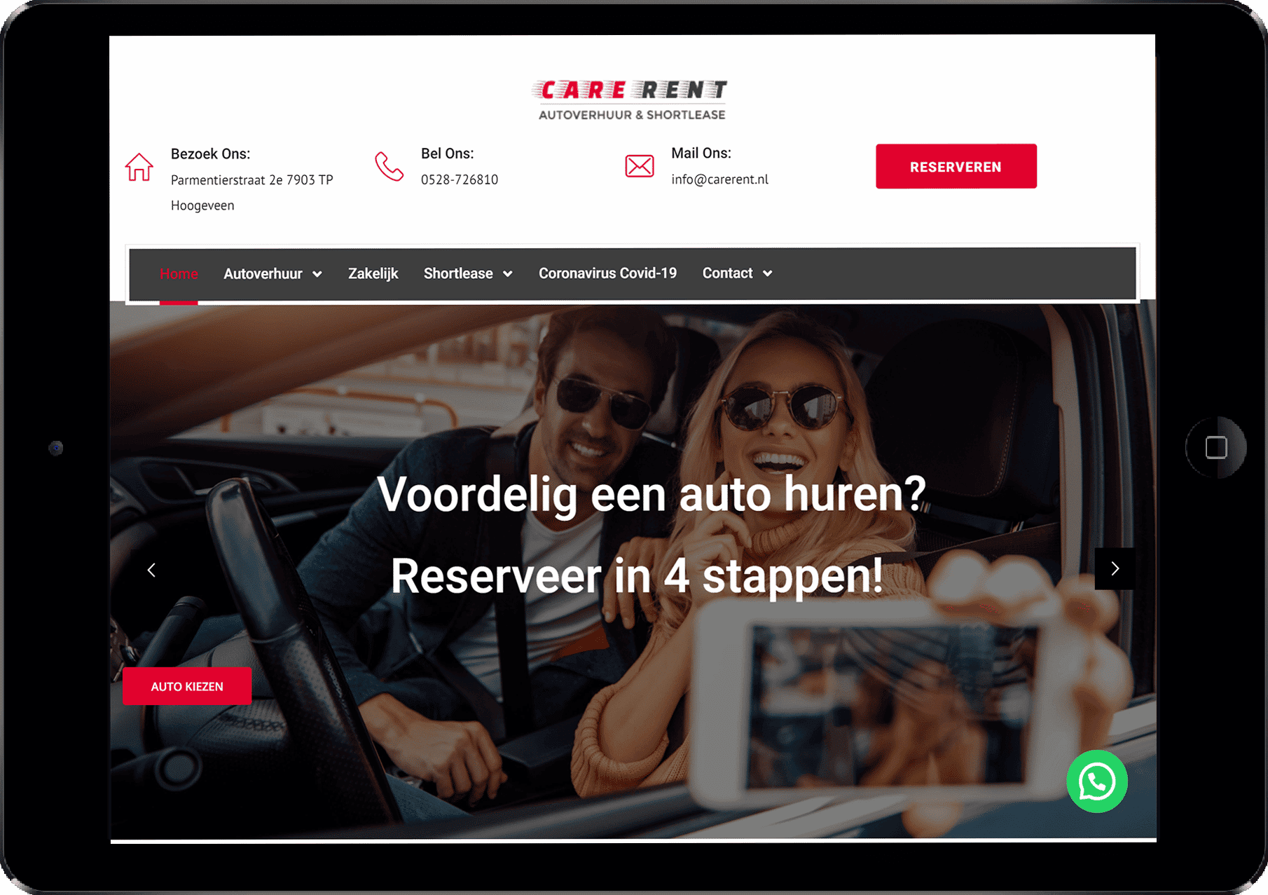 carerent autoverhuur